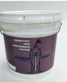 2.5 gallon pail of armorpoxy high performance coating