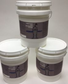 3 gallon buckets of armorpoxy high performance coatings
