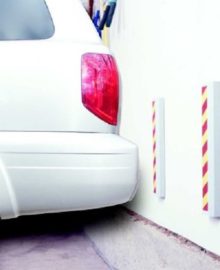 armorpoxy door bumper guards with car backing up