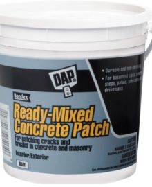 ready mixed concrete patch in a grey