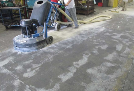 Acid Etching Concrete Flooring, How To Etch A Concrete Garage Floor