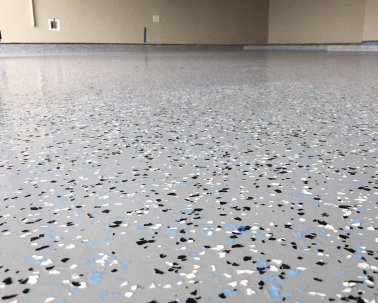 Concrete Floor Paint Flakes Flooring Ideas